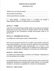 Modèle de statuts SARL unipersonnelle